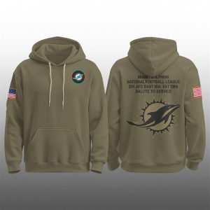 Miami Dolphins 2025 Salute to Service Hoodie 1