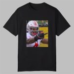 Jeremiah Smith Middle Finger Fan Michigan Shirt