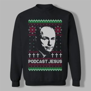 2025 Christmas Podcast Jesus Ugly Sweater (1)