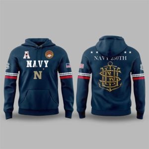 1 Navy Midshipmen 250th Anniversary 2025 Hoodie