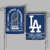 LA Dodgers 2025 Back To Back World Series Champions Flag 1