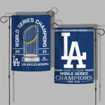LA Dodgers 2025 Back To Back World Series Champions Flag