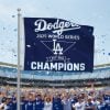 Dodgers 2025 World Series Champions Flag