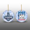 LA Dodgers 2025 World Series Won Ornament 1 1