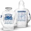 LA Dodgers Back 2 Back World Series Champions 2024 2025 Hoodie 2