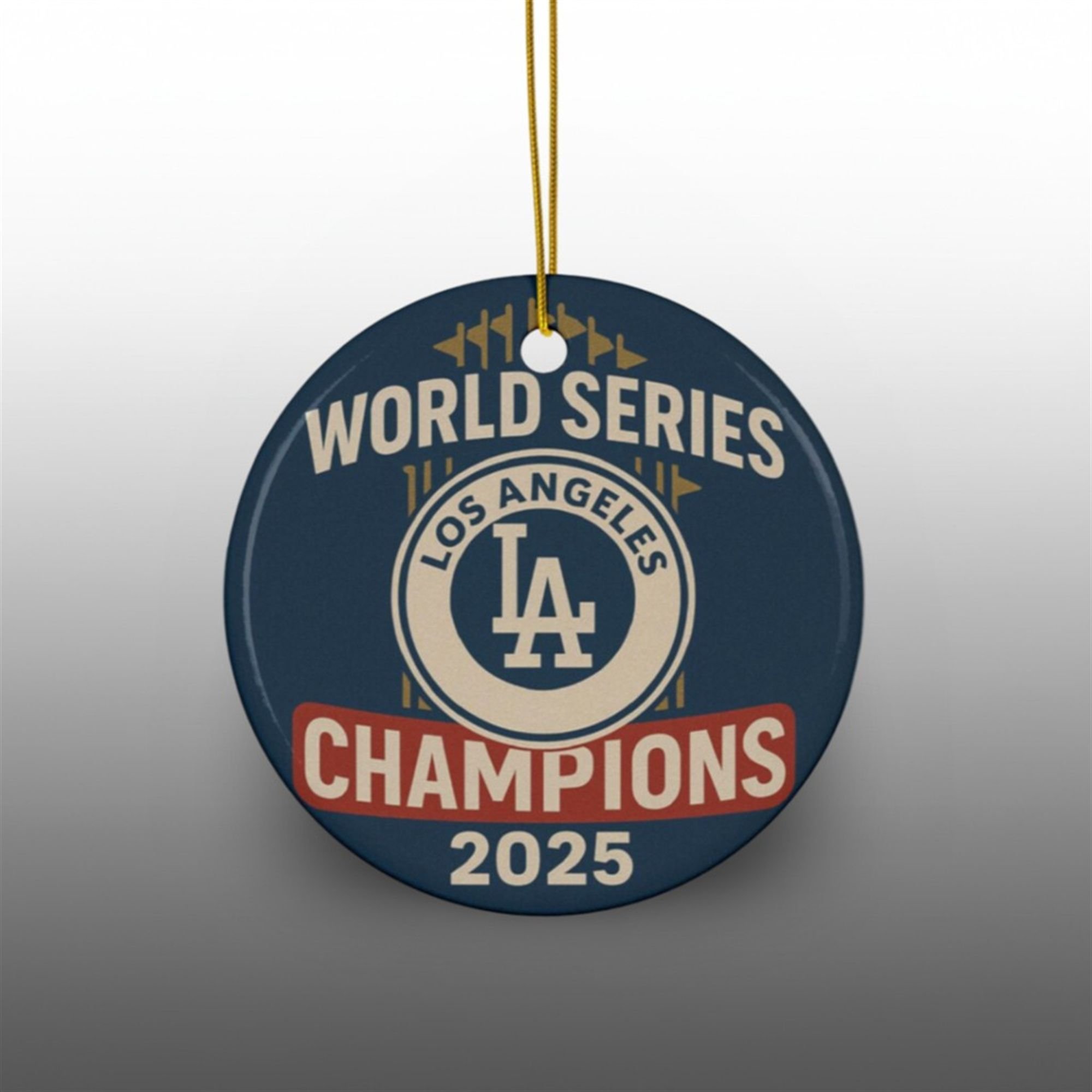 LA Dodgers Won World Series 2025 Ornament 1 1 LA Dodgers Won World Series 2025 Ornament 1 1
