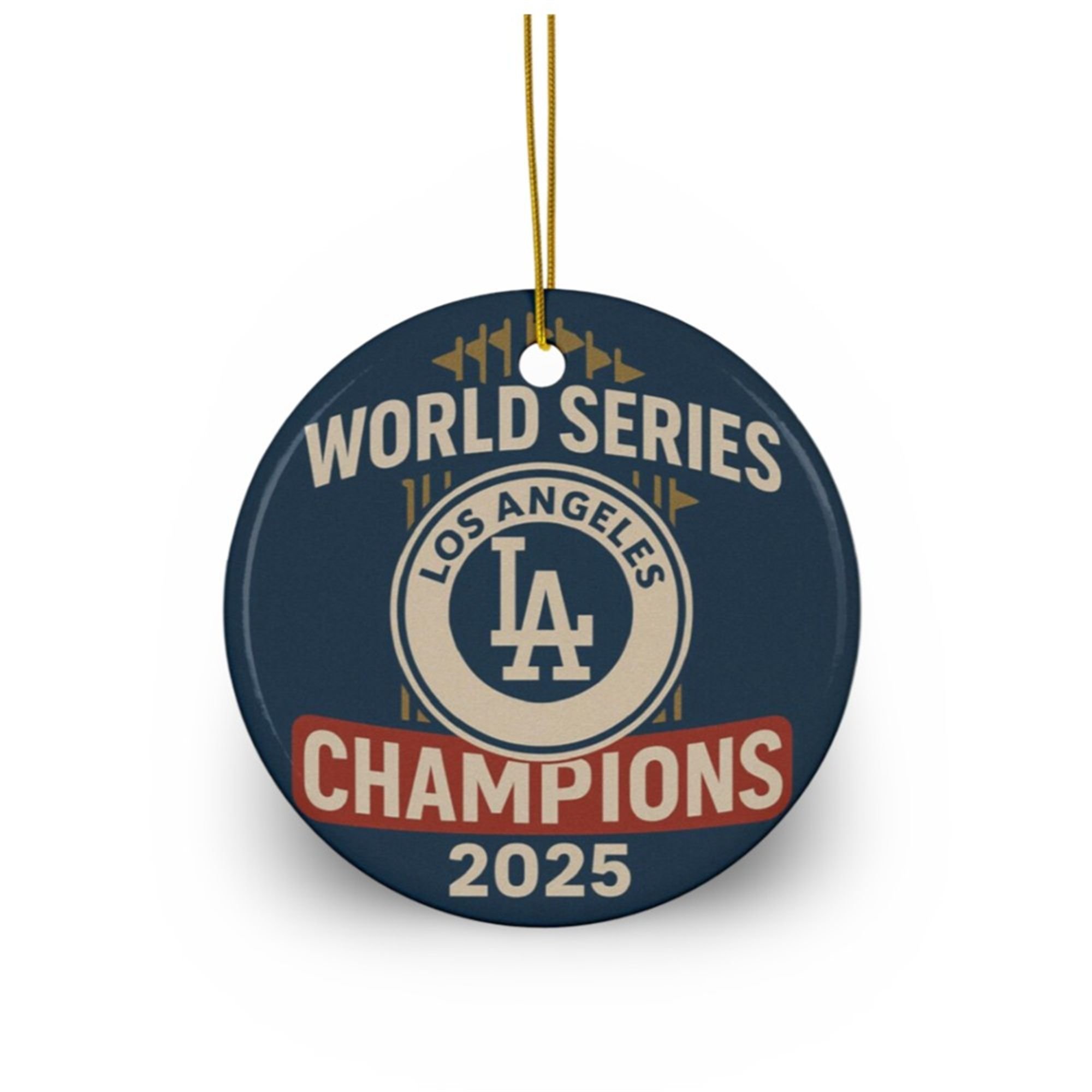 LA Dodgers Won World Series 2025 Ornament 2 LA Dodgers Won World Series 2025 Ornament 1 2