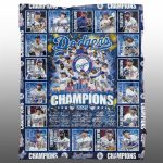 LA Dodgers World Champs 2025 Blanket