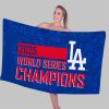 LA Dodgers World Series 2025 Champions Beach Towel 6 LA Dodgers World Series 2025 Champions Beach Towel 1