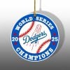LA Dodgers World Series 2025 Champions Ornament 1 1