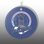 Los Angeles Dodgers World Series Champions 2025 Baseball Ornaments