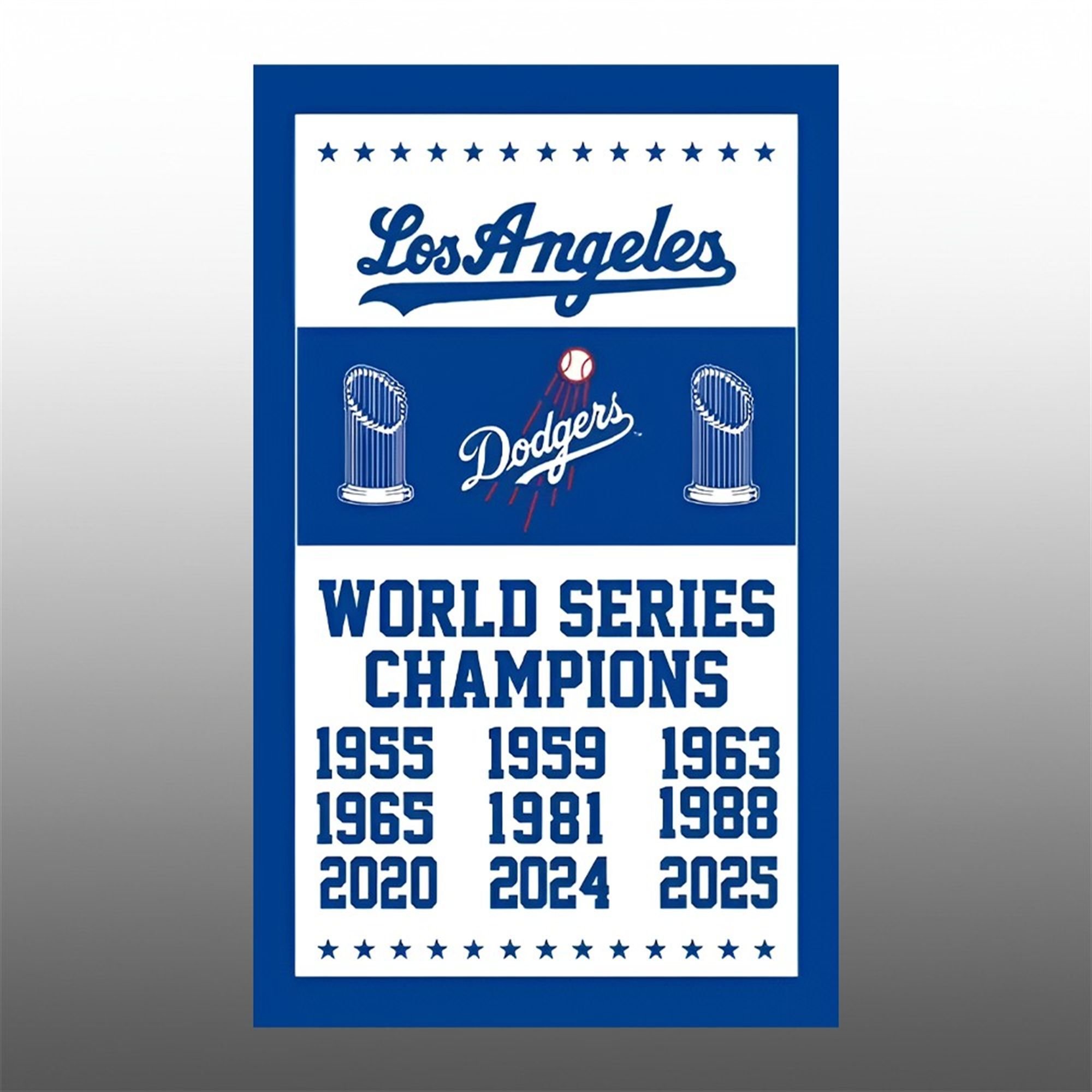 Los Angeles Dodgers World Series Champions 2025 Flag 1 Los Angeles Dodgers World Series Champions 2025 Flag 1