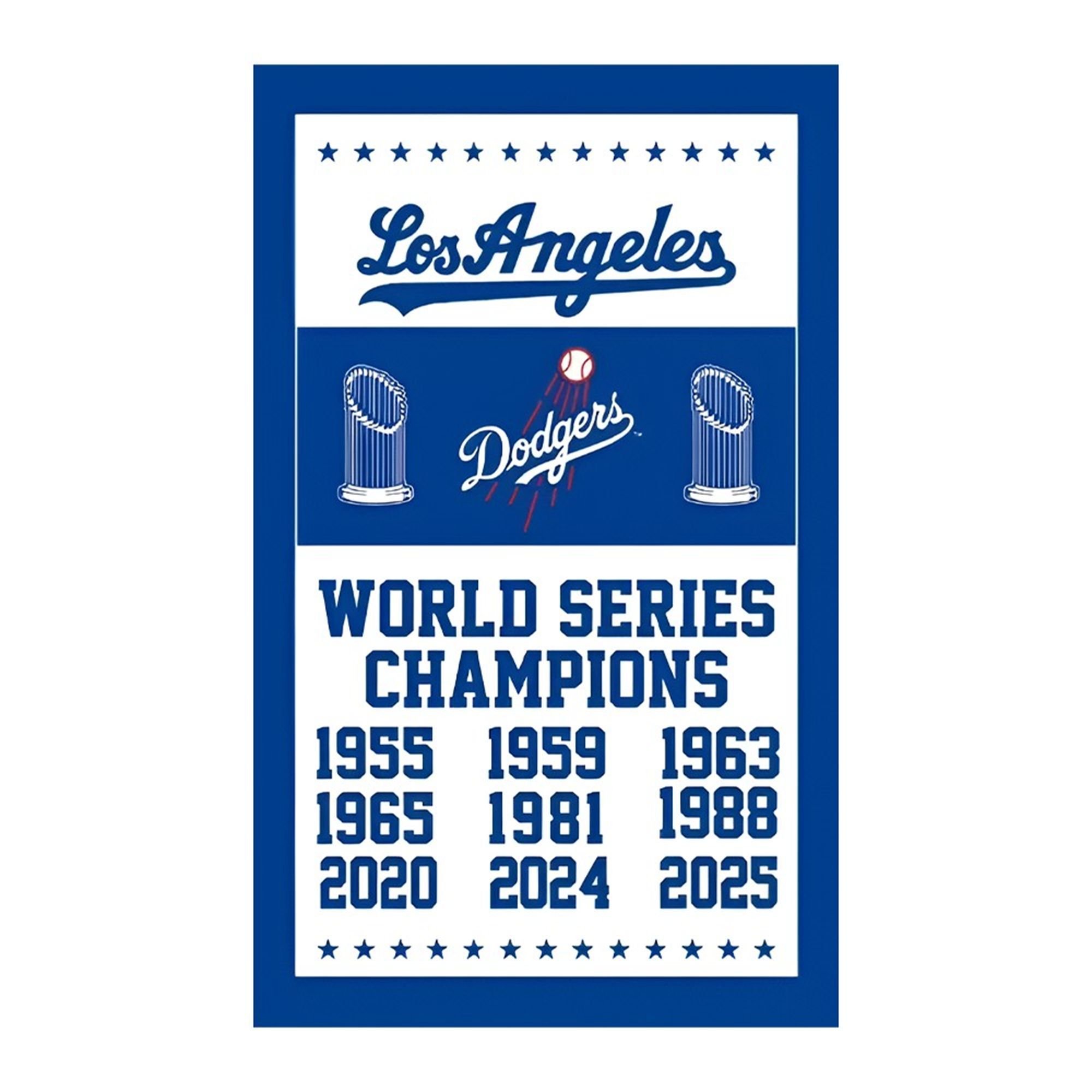 Los Angeles Dodgers World Series Champions 2025 Flag 2 Los Angeles Dodgers World Series Champions 2025 Flag 2
