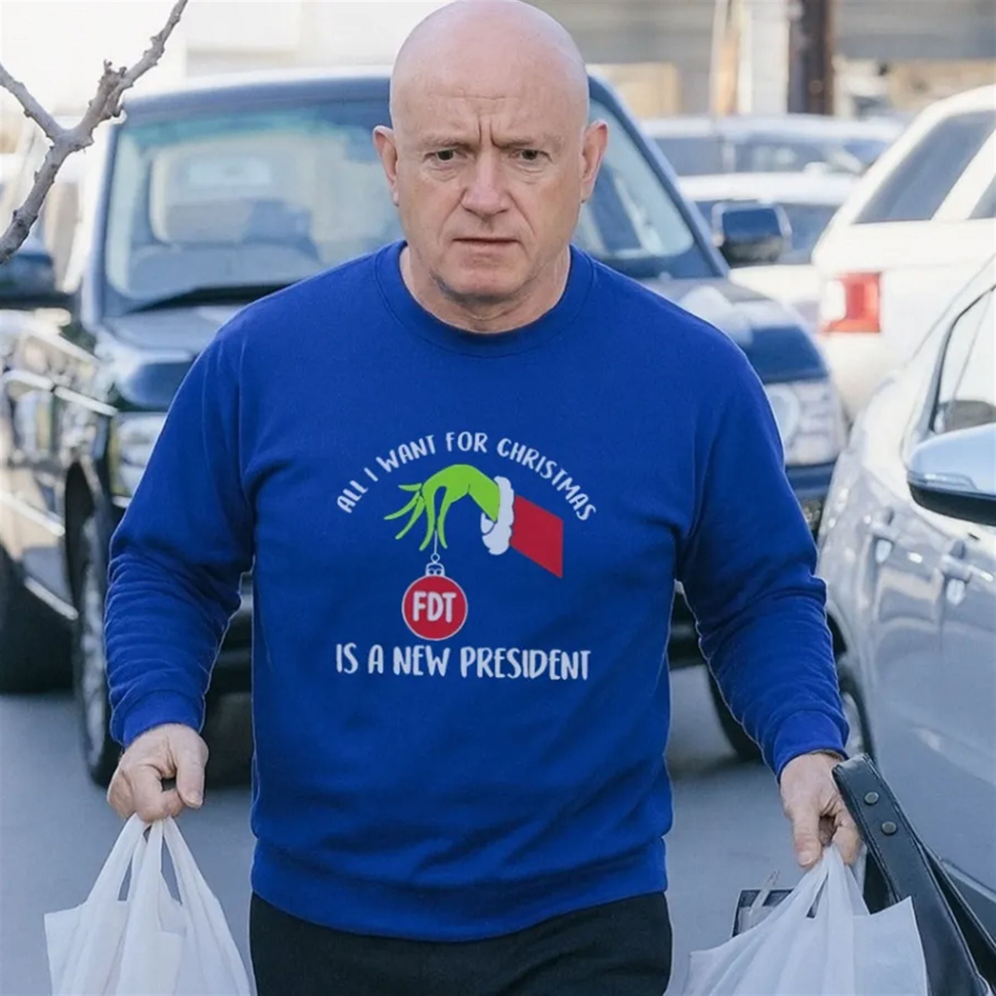 Mark Kelly All I Want For Christmas Is A New President Ugly Sweater 3 Mark Kelly All I Want For Christmas Is A New President Ugly Sweater 3