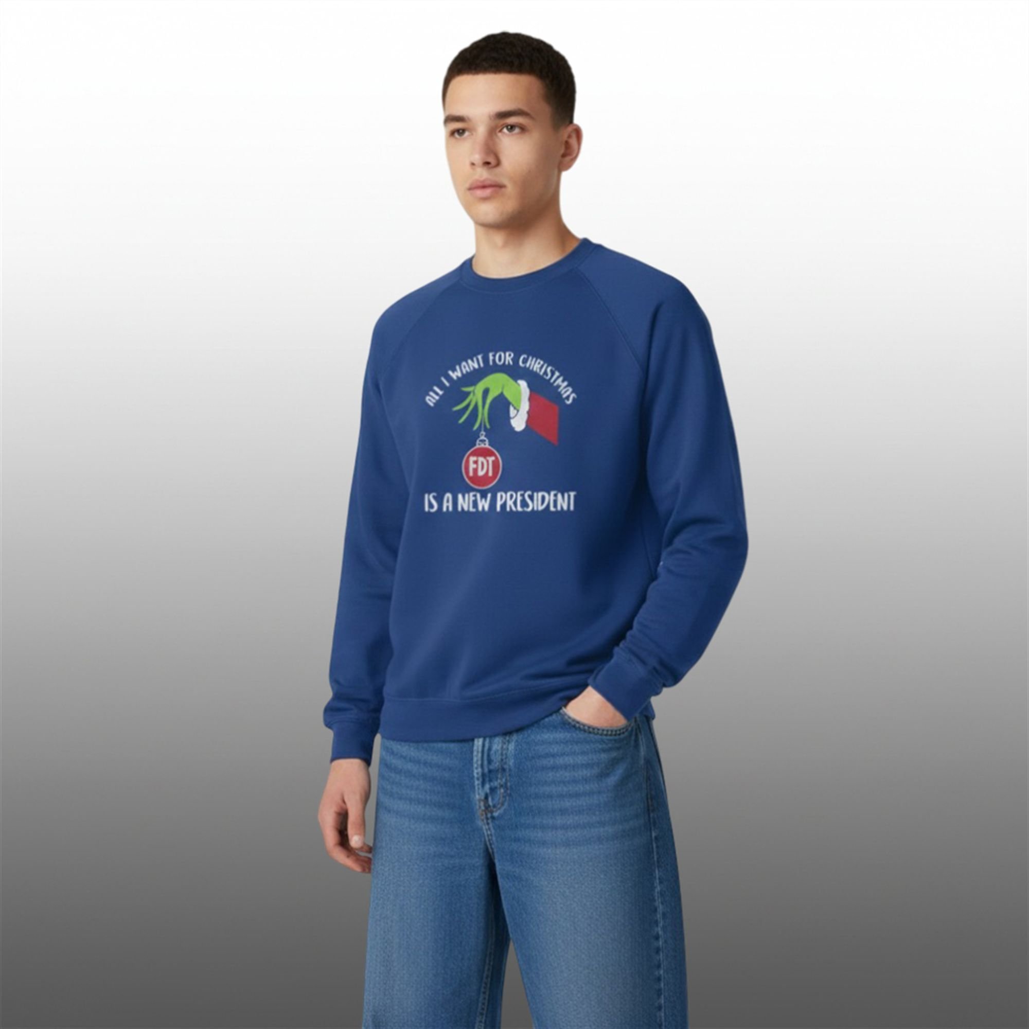 Mark Kelly All I Want For Christmas Is A New President Ugly Sweater 3 Mark Kelly All I Want For Christmas Is A New President Ugly Sweater 4