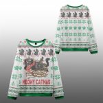 Meowy Catmas Ugly Sweater 2025 Christmas