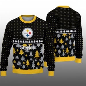 2025 Christmas Steelers Ugly Sweater 1 1