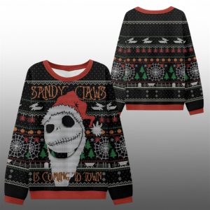 2025 Christmas Sandy Claws Ugly Sweater 1 1