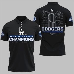 2025 World Series Champions LA Dodgers Polo Shirt 1