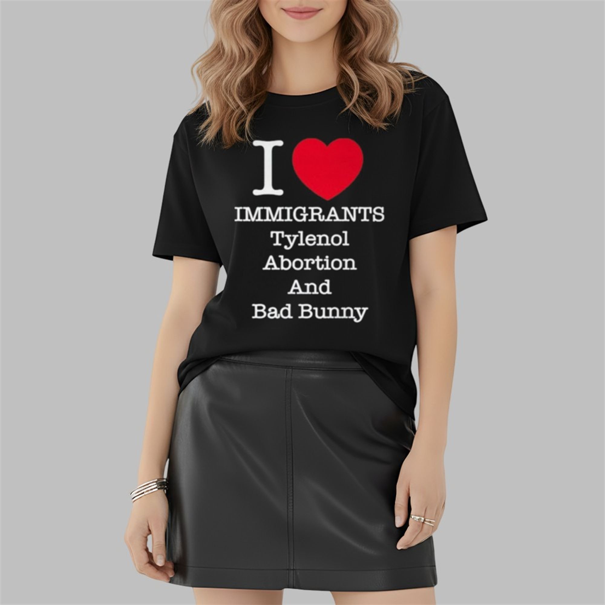 Punk Revolution I Love Immigrants Tylenol Abortion And Bad Bunny Shirt 2 2 Punk Revolution I Love Immigrants Tylenol Abortion And Bad Bunny Shirt 2 2