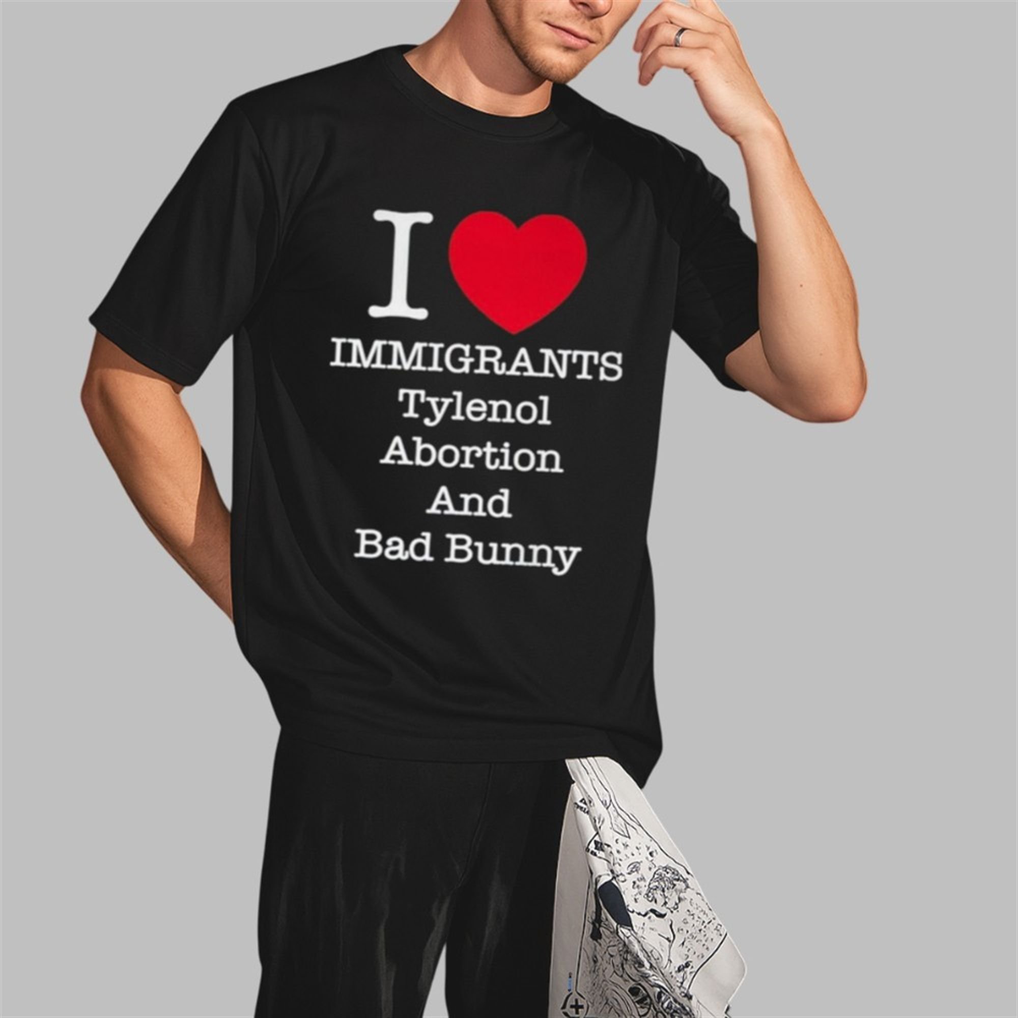 Punk Revolution I Love Immigrants Tylenol Abortion And Bad Bunny Shirt 3 Punk Revolution I Love Immigrants Tylenol Abortion And Bad Bunny Shirt 2 3