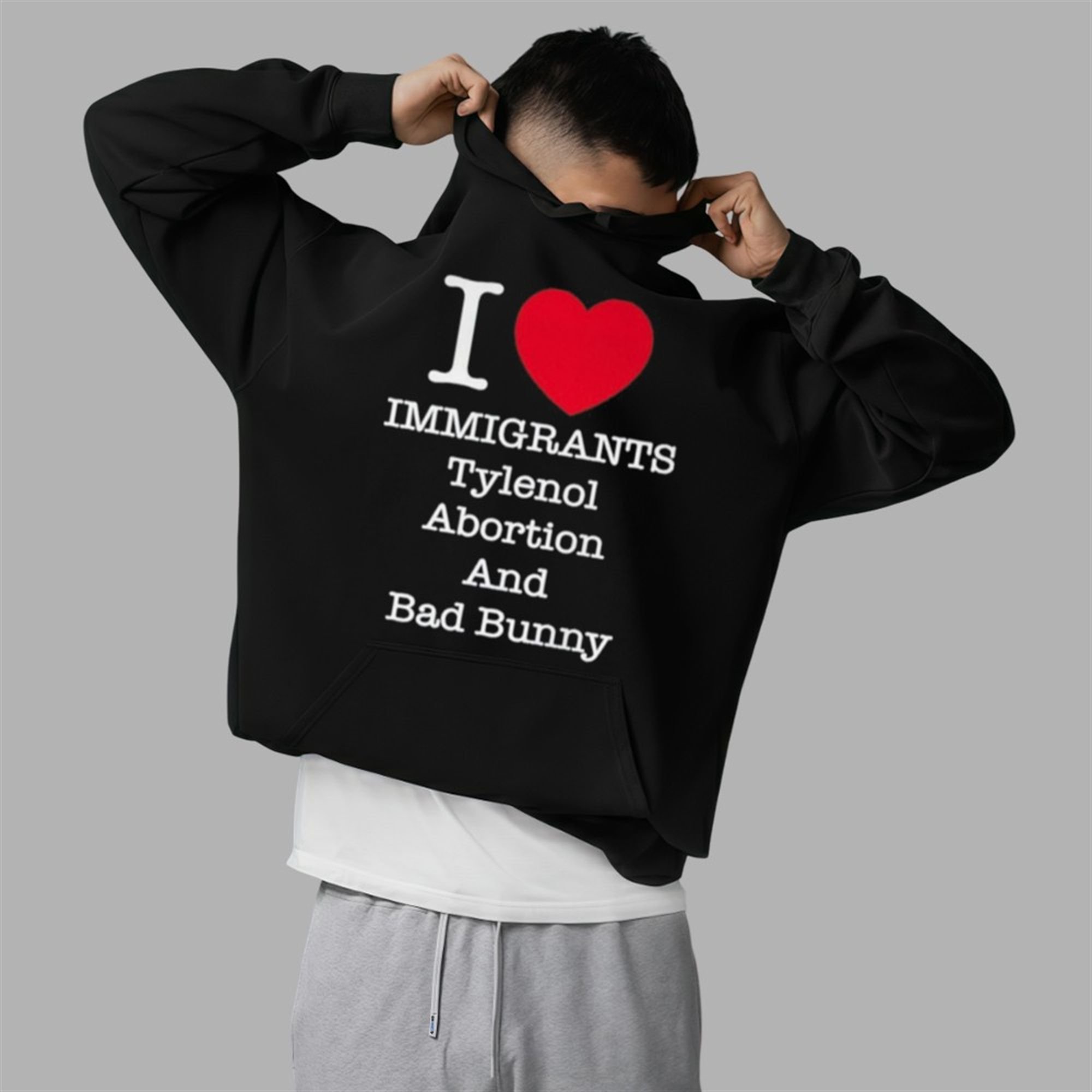 Punk Revolution I Love Immigrants Tylenol Abortion And Bad Bunny Shirt 5 Punk Revolution I Love Immigrants Tylenol Abortion And Bad Bunny Shirt 2 5