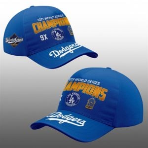 Dodgers 2025 World Series Champions 9x Hat 1 1