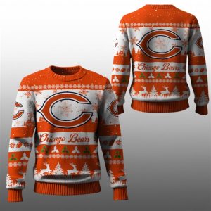 2025 Christmas Bears Festive Reindeer Tree Ugly Sweater 1 1