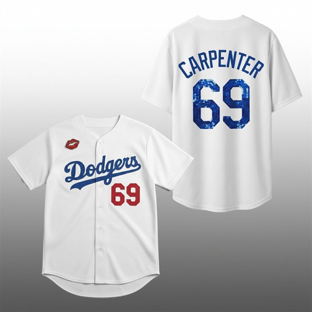 Sabrina Carpenter Dodgers 69 Jersey 7 Sabrina Carpenter Dodgers 69 Jersey 0