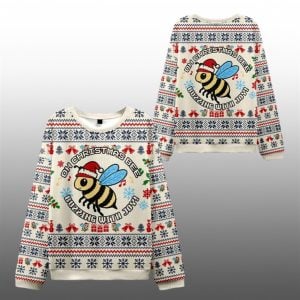 2025 Christmas Bee Buzzing WIth Joy Ugly Sweater 1 1