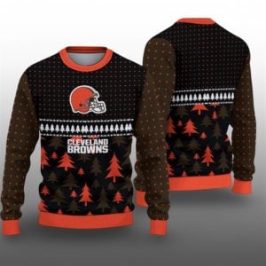 2025 Browns Ugly Christmas Sweater 1 1