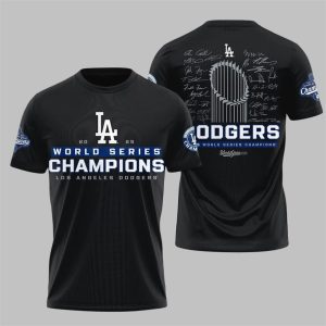 6 2025 World Series Champions LA Dodgers Shirt
