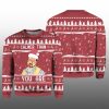 The Big Lebowski Calmer Than You Are Ugly Christmas Sweater 1 1