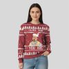 The Big Lebowski Calmer Than You Are Ugly Christmas Sweater 1 2