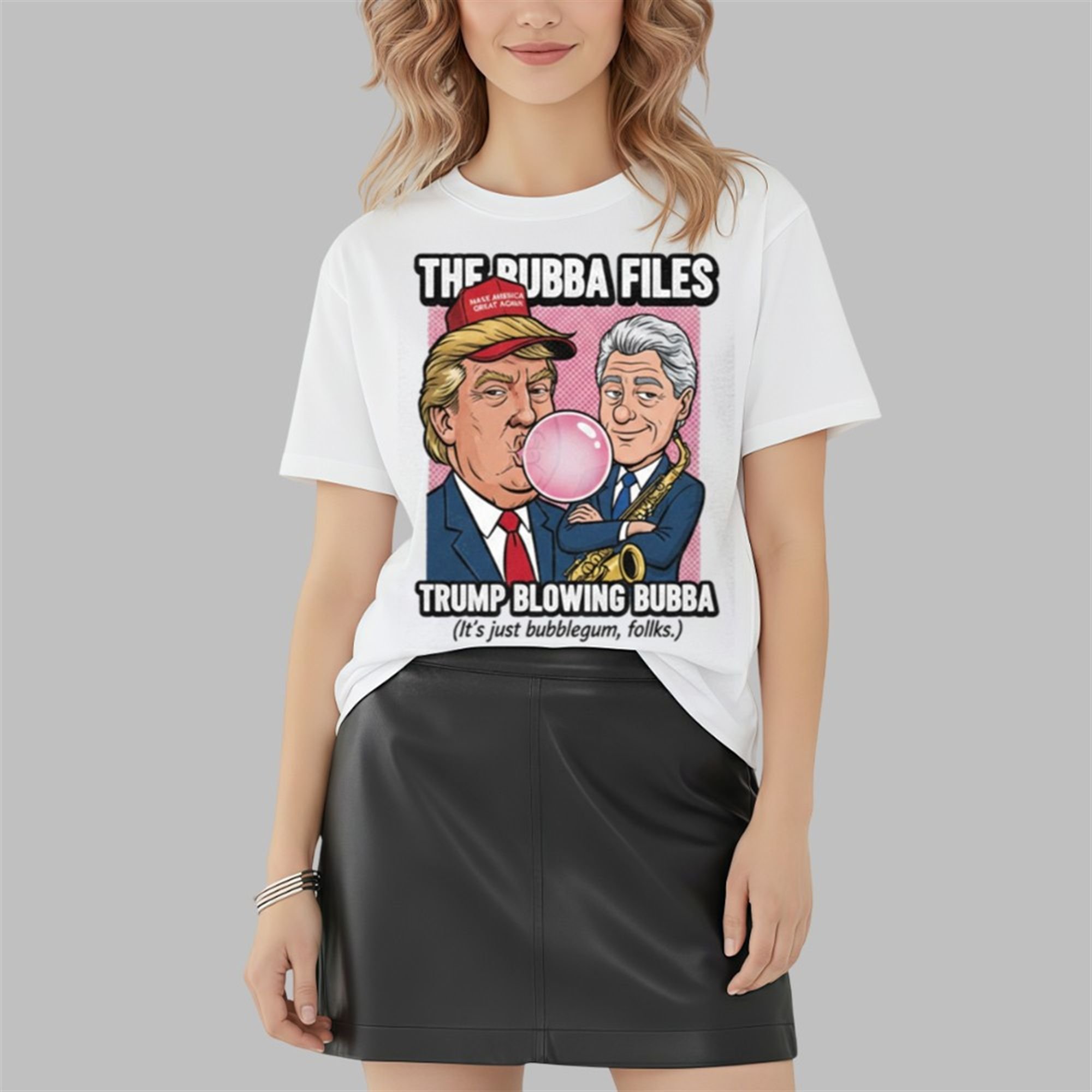 The Bubba Files Trump Blowing Bubba Shirt 3 4 The Bubba Files Trump Blowing Bubba Shirt 3 4