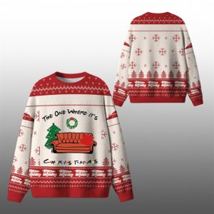 2025 Christmas The One Where It's Christmas Ugly Sweater