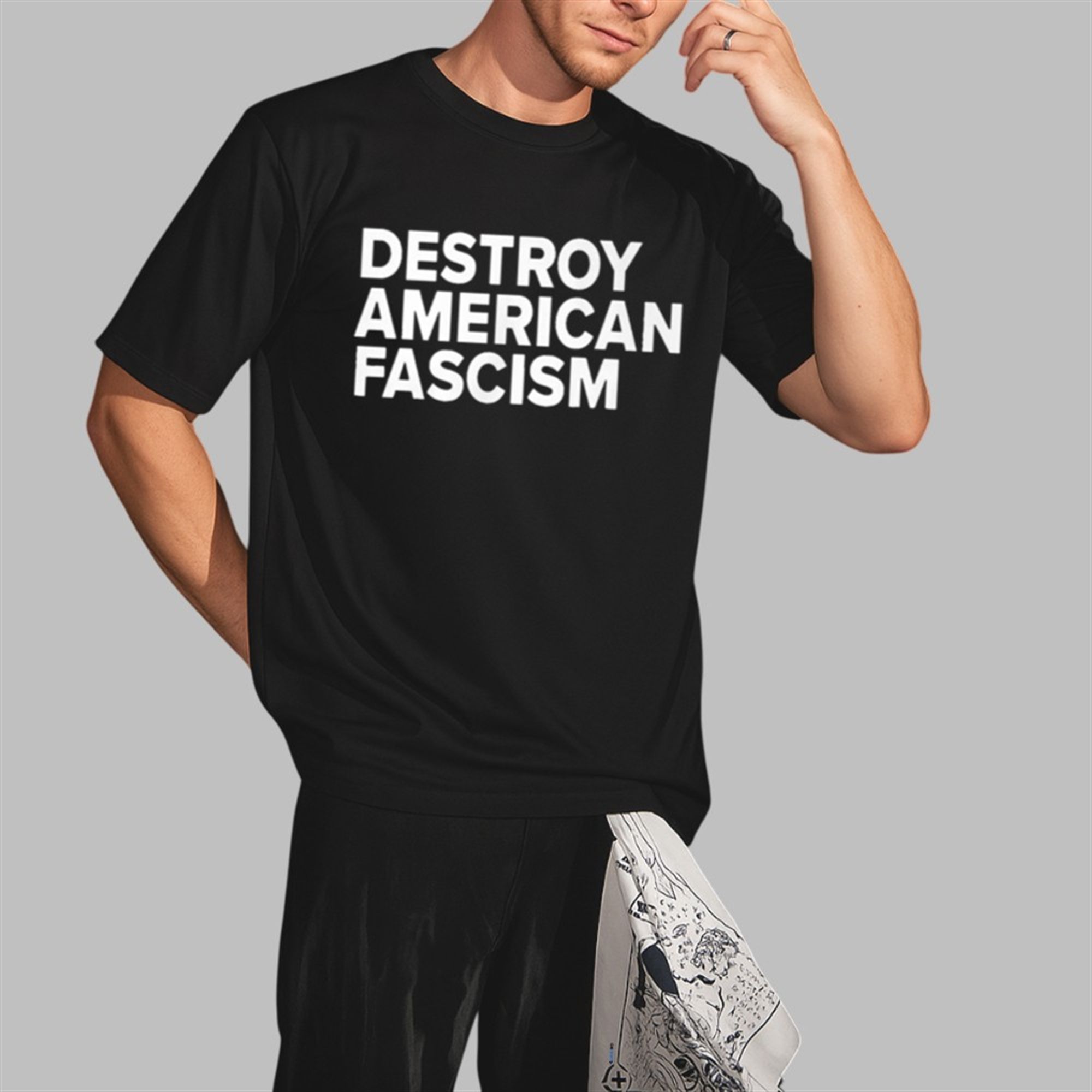 Tom Morello Destroy Ameican Fascism Shirt 3 Tom Morello Destroy Ameican Fascism Shirt 2 3