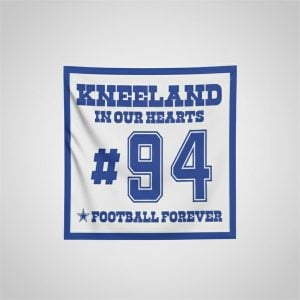 2025 Kneeland In Our Hearts 94 Football Forever Flag 1