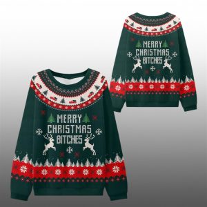 2025 Christmas Merry Christmas Bitches Ugly Sweater 1 1