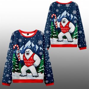 2025 Christmas Yeti Celebration Ugly Sweater 1 1
