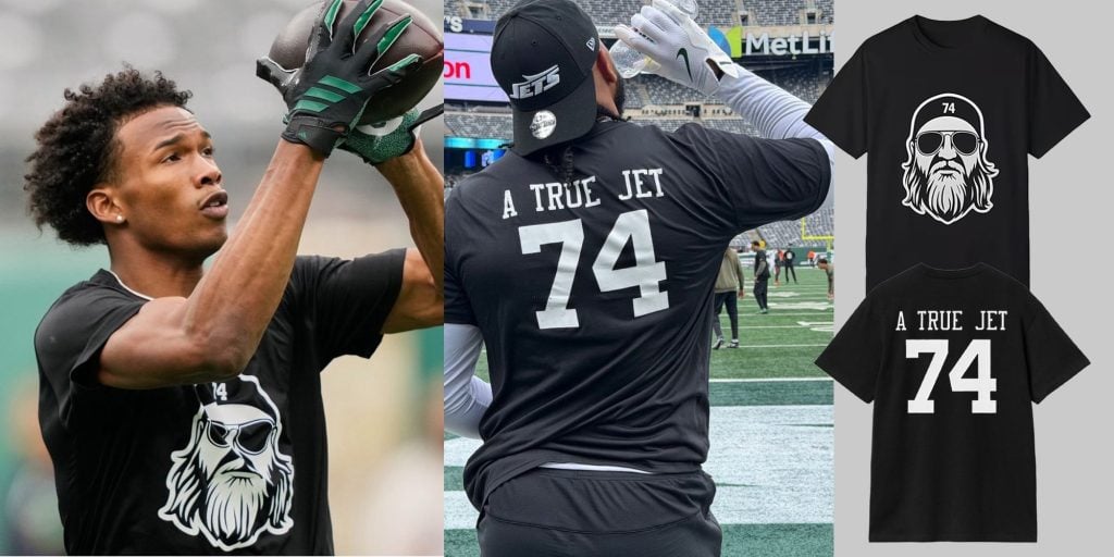 Where to Buy for Fans and Collectors Nick Mangold A True Jet 74 Shirt