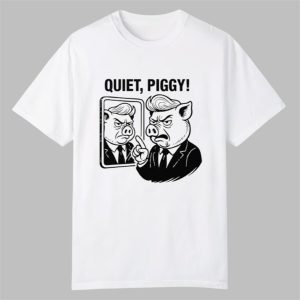Quiet Piggy Pointing Angrily Anti Trump Shirt 0 0