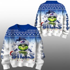 2025 Bills Grnch Season Christmas Ugly Sweater 1 1