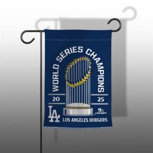 Dodgers 2025 9x Champs World Series Champions Flag