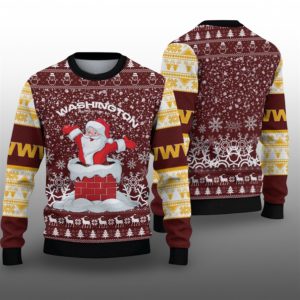 2025 Washington Funny Santa Ugly Christmas Sweater 1 1