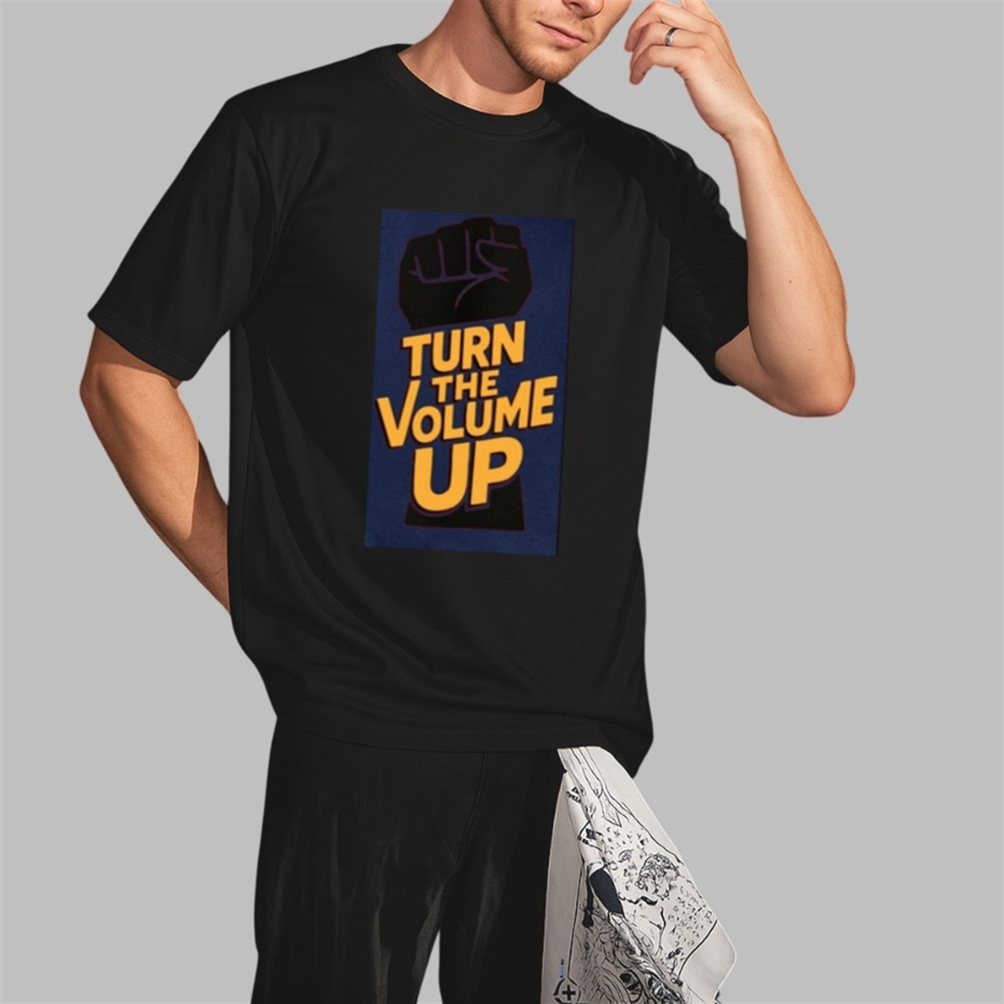 Zohran Mamdani Donald Trump Turn The Volume Shirt 3 Zohran Mamdani Donald Trump Turn The Volume Shirt (3)