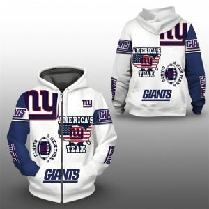 2025 Giants Americas NY Team Zip Hoodie 1