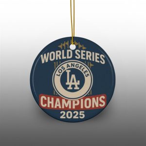LA Dodgers Won World Series 2025 Ornament 1 1
