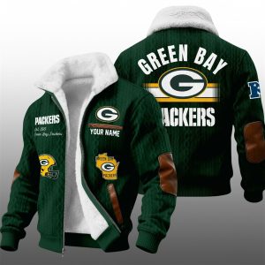2025 Packers EST 1919 Winter Fleece Jacket 1