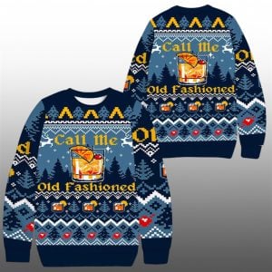 2025 Christmas Call Me Old Fashioned Ugly Sweater 1 1
